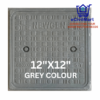 FRP MANHOLE COVER Grey 12x12