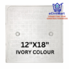 FRP MANHOLE COVER IVORY 12x18