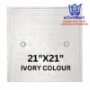 FRP MANHOLE COVER IVORY 21x21