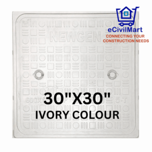 FRP MANHOLE COVER IVORY 30X30